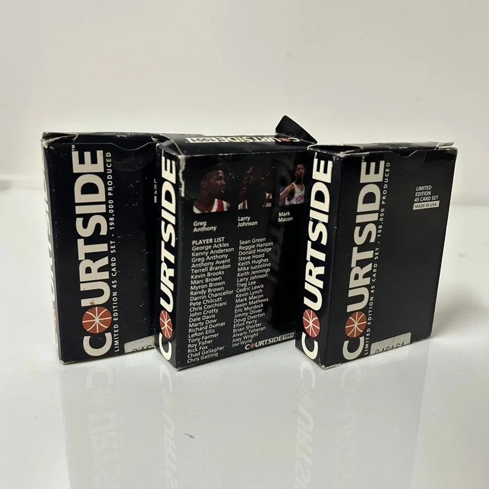 1991 Courtside Basketball Card Set 🏀 Vintage Limited Edition NBA Collectible